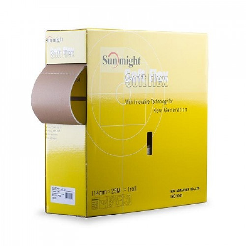 Шлиф. бумага GOLD B312T Soft Flex перфорир. рулон 114мм х 25м, 200 шт. 114 х 125мм Р60-Р1200